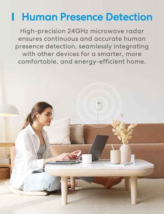 Meross US Matter WiFi Human Presence Sensor