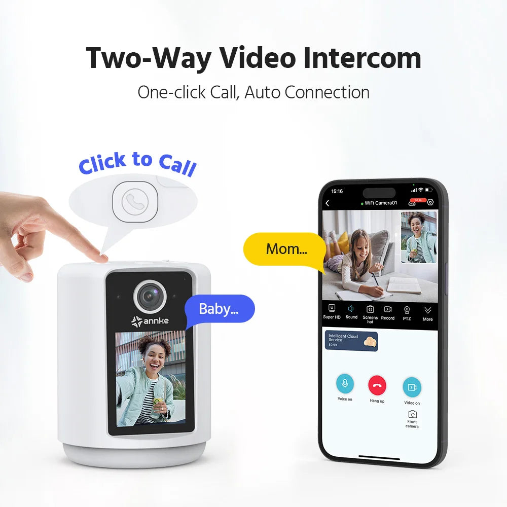 ANNKE 3MP WiFi Battery-Powered Outdoor Security Camera  Smart Security, Anytime, Anywhere.