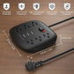 TRANSTON Power Strip with Surge Protector – 6 Outlets & 3 USB Ports