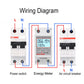 Digital Single Phase Energy Meter – 220V/230V Din Rail  Accurate, Energy-Saving Electricity Monitoring.
