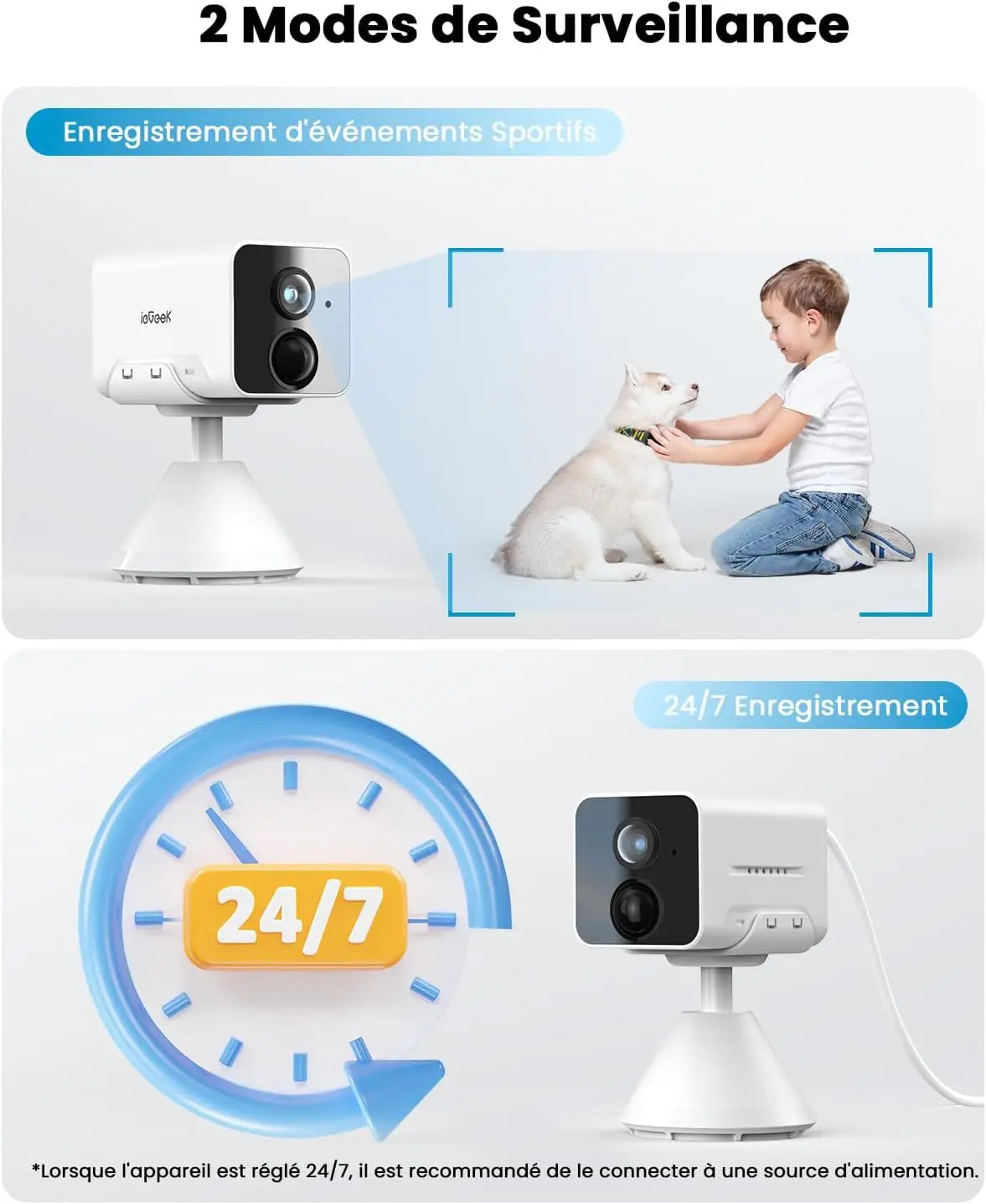 ieGeek Wireless Indoor WiFi Surveillance Camera