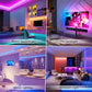 3.28ft–100ft Smart LED Strip Lights – Remote & App Controlled