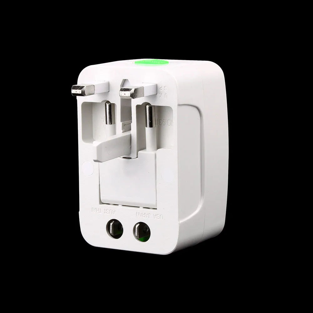Universal Worldwide Travel Adapter – AU/UK/US/EU Plug with USB  Power Up Anywhere, Anytime.