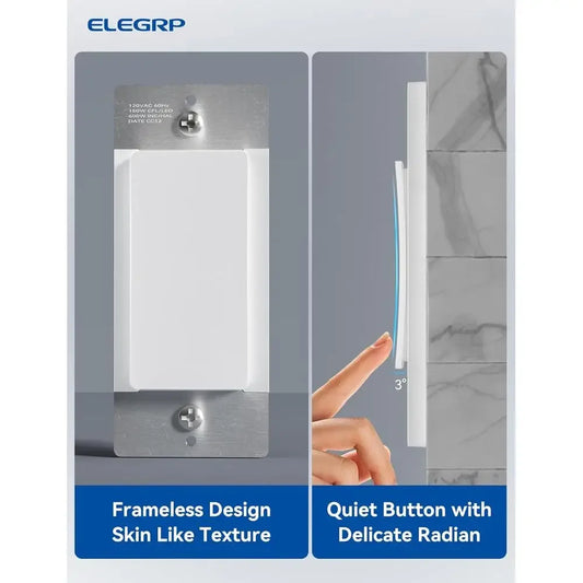Smart Light Switch – Wi-Fi Control with App & Voice Compatibility  Convenient, Modern, and Energy-Efficient Home Lighting.