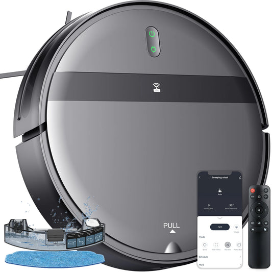 Saerke G20 Robotic Vacuum Cleaner – 3-in-1 Mopping, Sweeping & Suction  Powerful, Smart, and Hassle-Free Cleaning for Your Home.