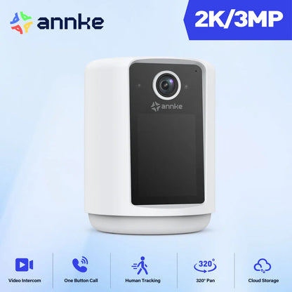 ANNKE 3MP WiFi Battery-Powered Outdoor Security Camera  Smart Security, Anytime, Anywhere.