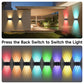 Solar LED Wall Light – Waterproof Exterior Garden & Courtyard Lighting