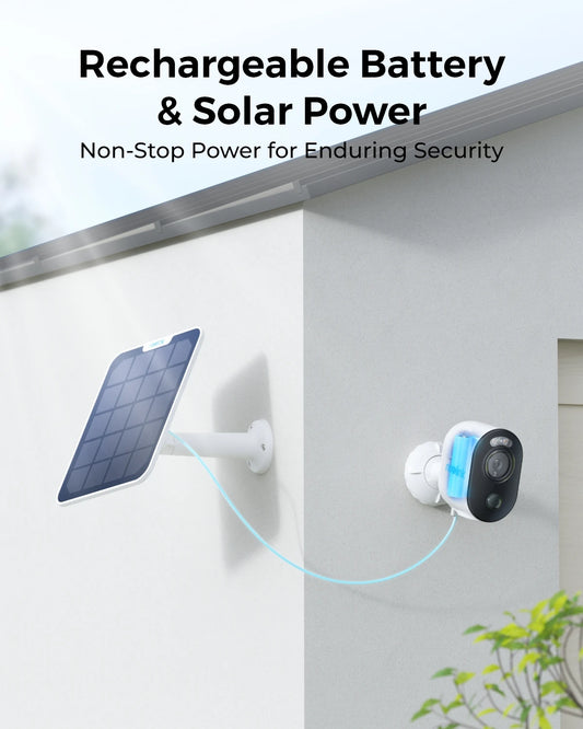Reolink 3MP Wireless Solar & Battery Security Camera – Outdoor WiFi IP Camera