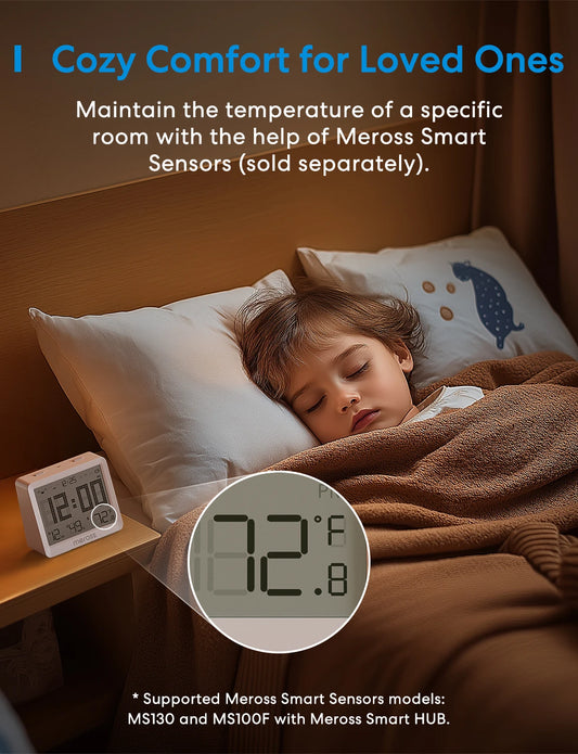 Meross Matter Smart Wi-Fi Thermostat (US Version)