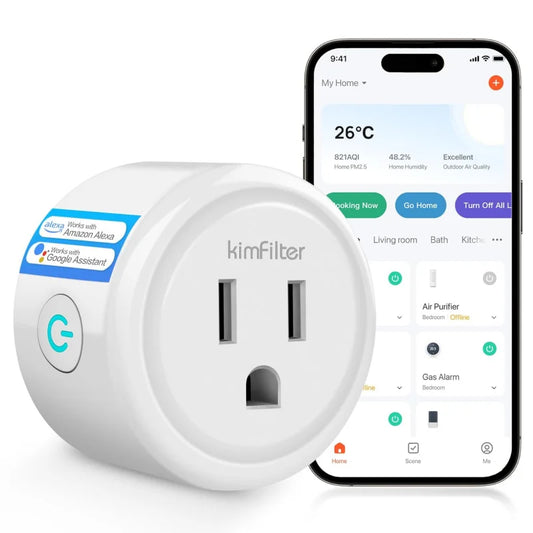 WiFi Smart Plug – App & Voice Controlled Outlet  Smart, Convenient, and Fully Controllable from Anywhere.