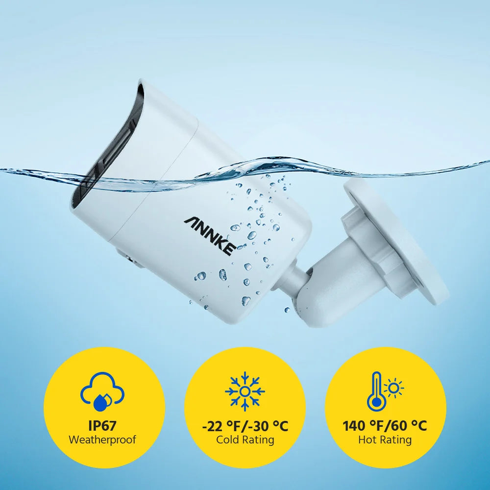 ANNKE 8MP IR Network Bullet Camera – Indoor & Outdoor Security