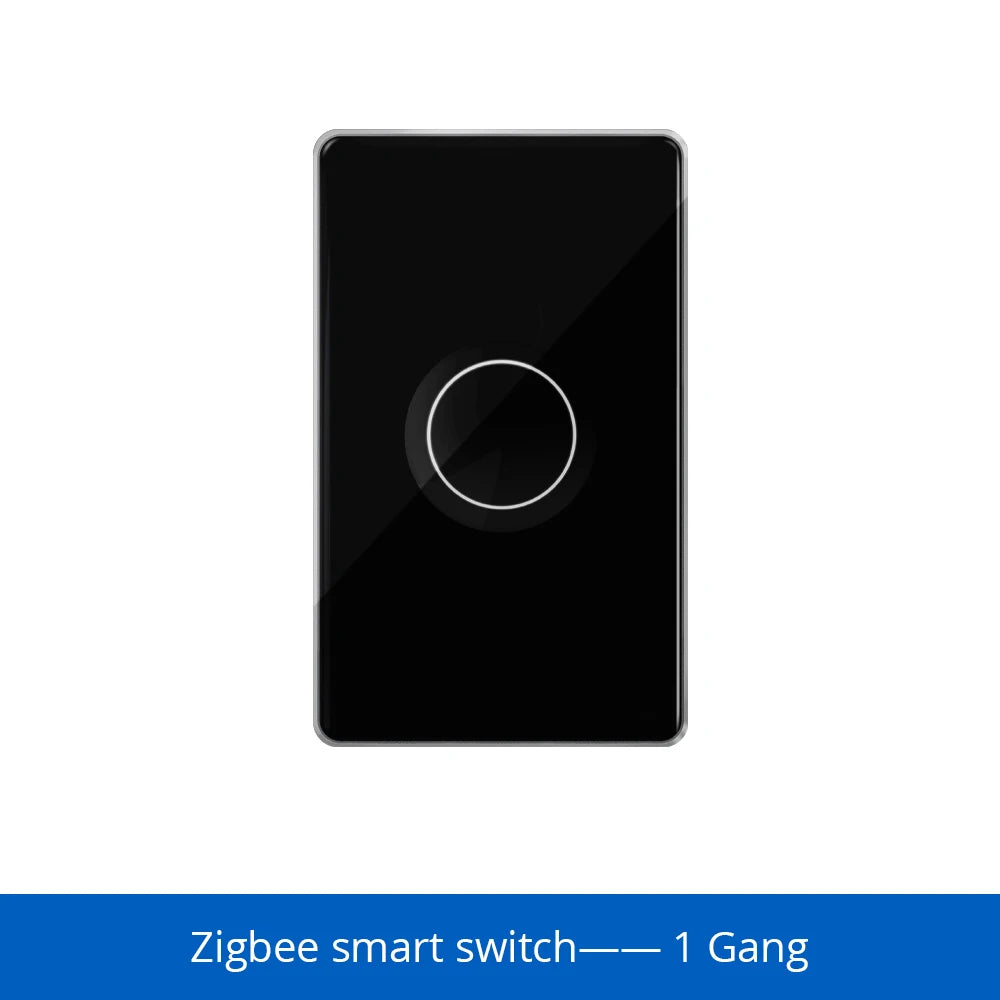 Zemismart Tuya Zigbee Smart Touch Wall Light Switch – 1/2/3/4 Gang  Modern, Smart, and Stylish Home Lighting Control.