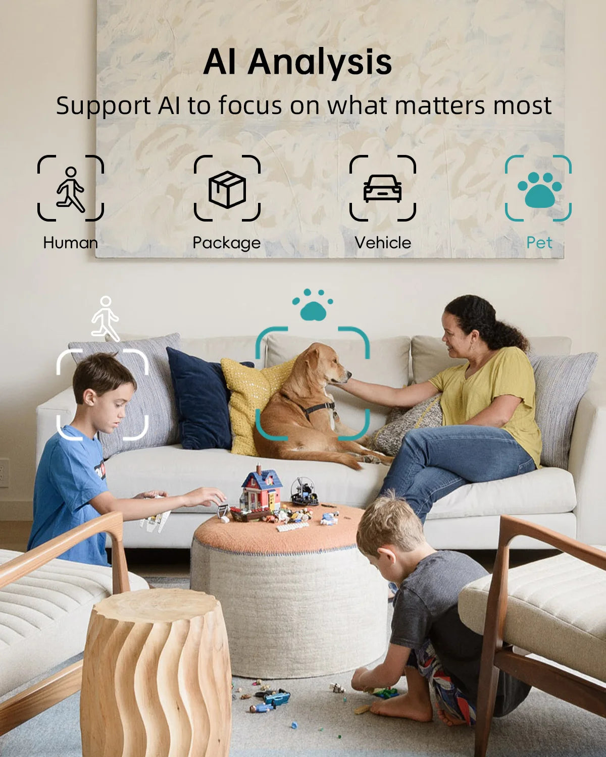 ZUMIMALL Wired Security Camera – WiFi Baby & Pet Monitor
