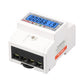 3 Phase 4 Wires Electricity Usage Meter Din Rail Electric Meter 50/60HZ Energy Consumption Monitor 100A AC 3*127/220V for Indoor