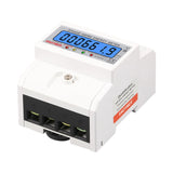 3 Phase 4 Wires Electricity Usage Meter Din Rail Electric Meter 50/60HZ Energy Consumption Monitor 100A AC 3*127/220V for Indoor