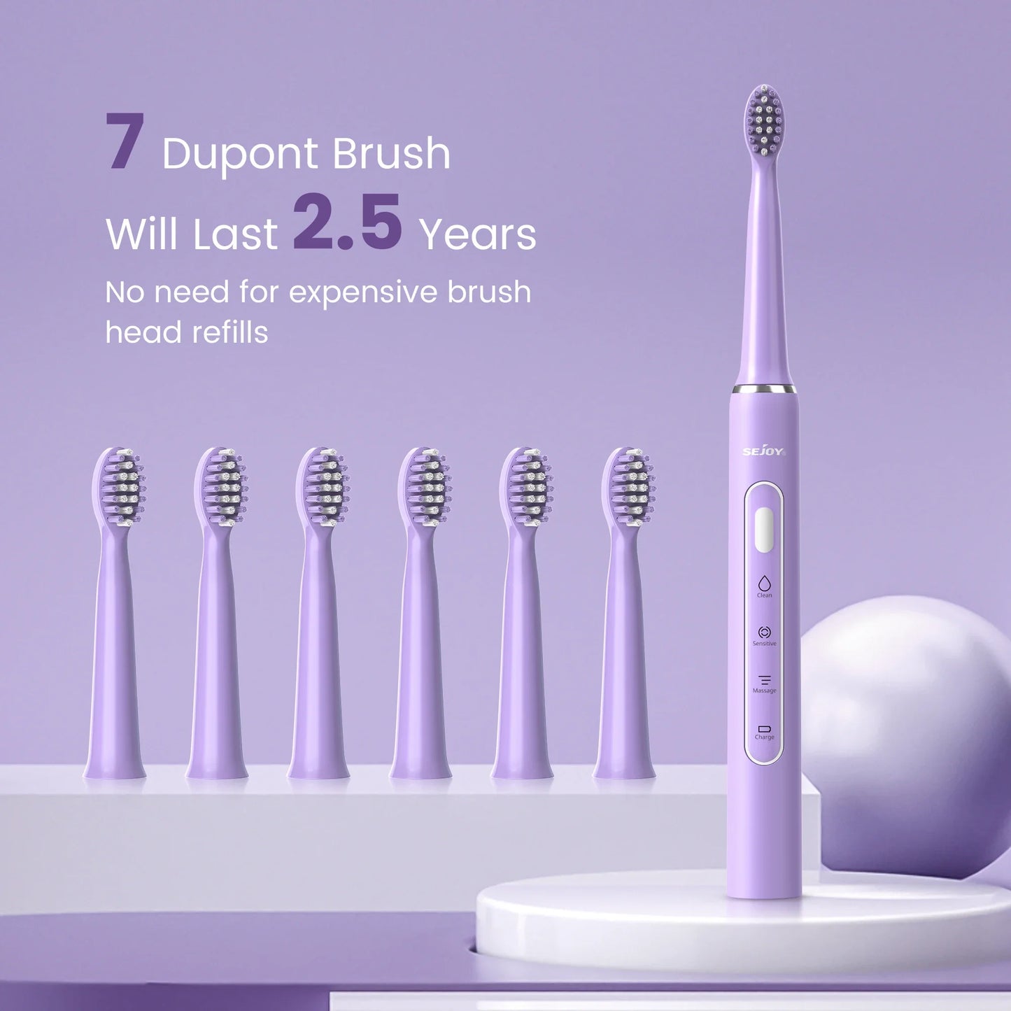 SEJOY Sonic Electric Toothbrush – Smart, Gentle & Effective Oral Care