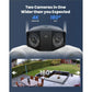4K Floodlight Security Camera – Dual-Lens, Smart AI Detection  Ultra-Clear Outdoor Security, Day and Night.