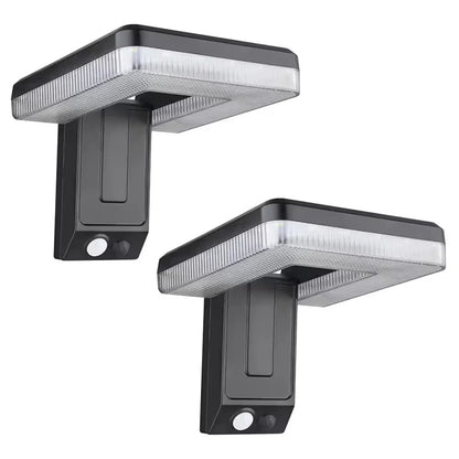 Solar Wall Light – Foldable Head with Remote & Infrared Sensor  Smart, Adjustable, and Eco-Friendly Outdoor Lighting.