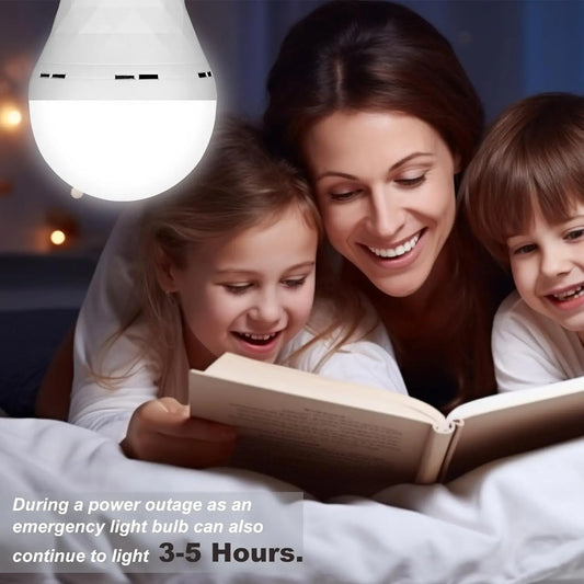 USB Rechargeable LED Bulb – E27 Touch & Dimmable Smart Light