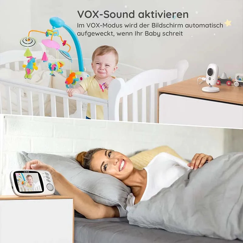 BOIFUN Baby Monitor – HD Camera with Two-Way Audio
