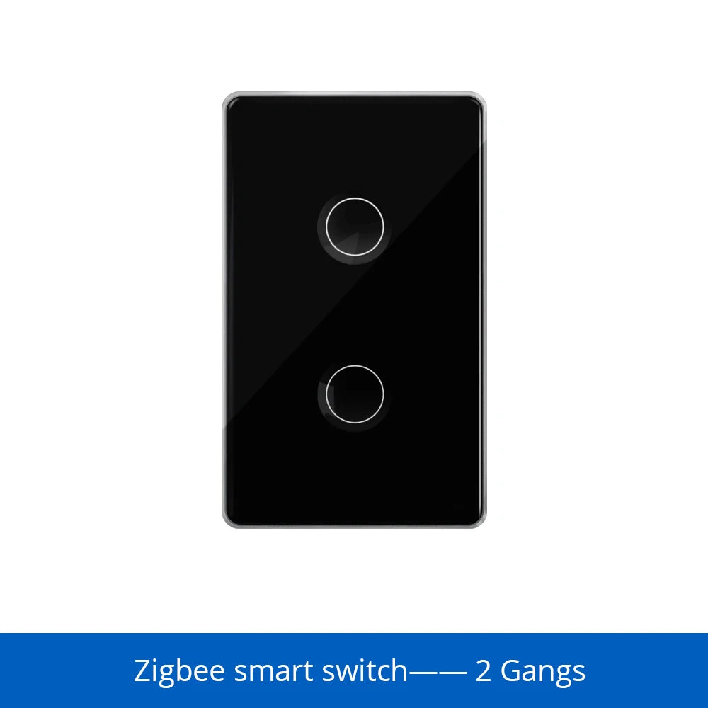 Zemismart Tuya Zigbee Smart Touch Wall Light Switch – 1/2/3/4 Gang  Modern, Smart, and Stylish Home Lighting Control.