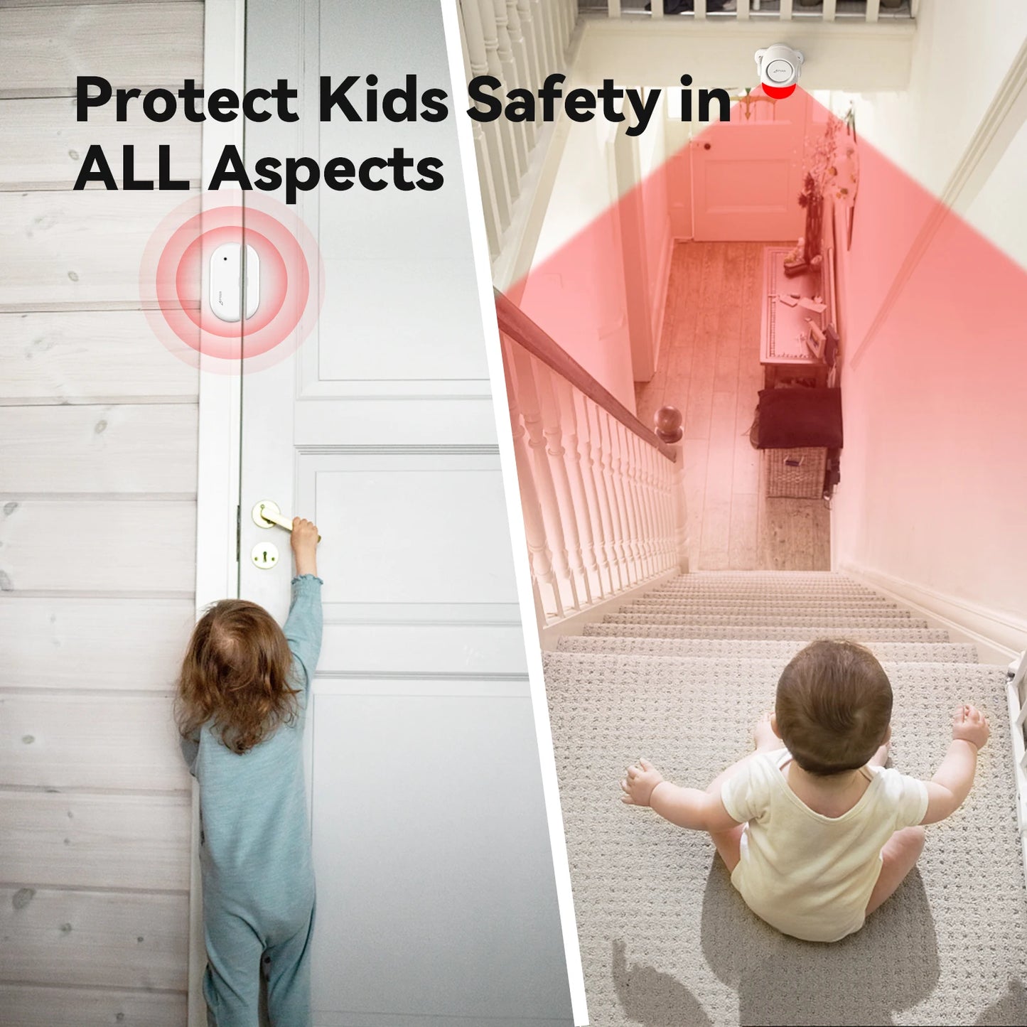 CPVAN Infrared Motion Sensor Detector – Wireless WiFi Smart Alarm