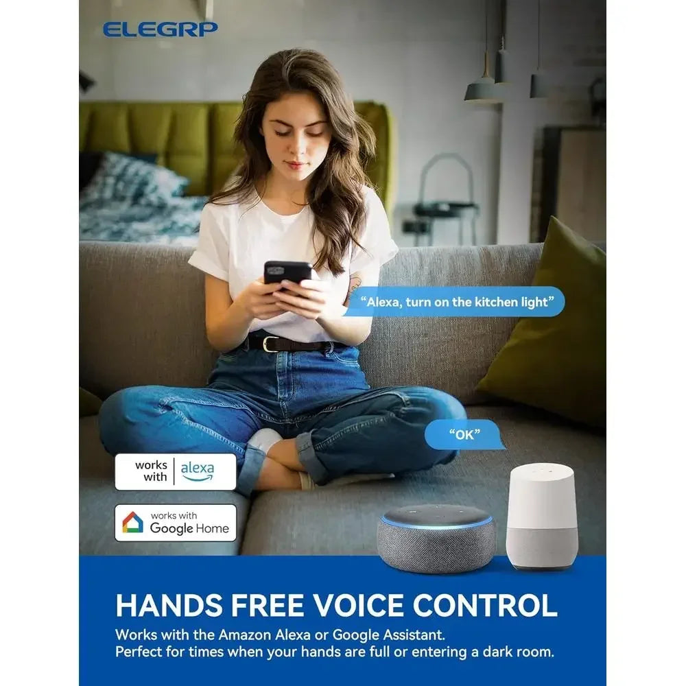 Smart Light Switch – Wi-Fi Control with App & Voice Compatibility  Convenient, Modern, and Energy-Efficient Home Lighting.