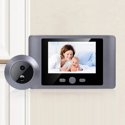 Mini Peephole Smart Wireless Door Viewer Camera – IR Night Vision