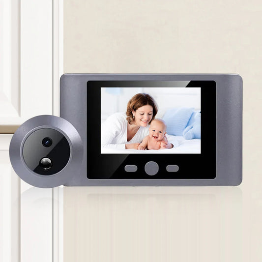 Mini Peephole Smart Wireless Door Viewer Camera – IR Night Vision