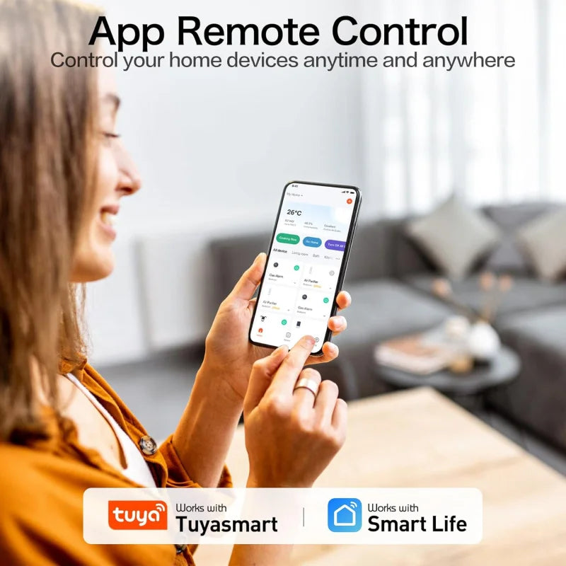 WiFi Smart Plug – App & Voice Controlled Outlet  Smart, Convenient, and Fully Controllable from Anywhere.