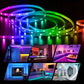 30M RGB LED Strip – Bluetooth App Controlled with Battery & US Plug