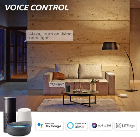 Smart WiFi LED A19 Bulb – RGBCW Color Changing & Dimmable
