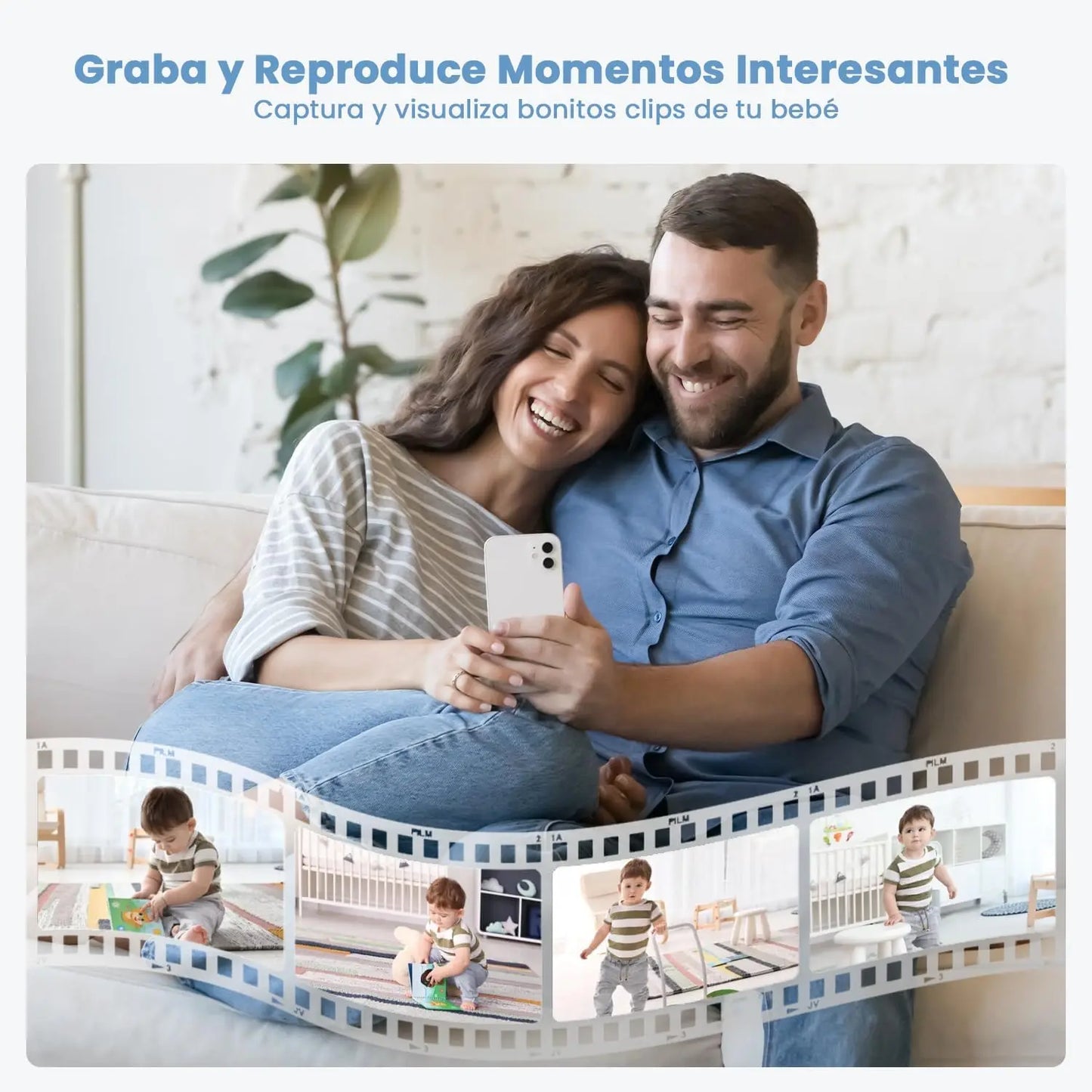 ieGeek 2K Baby Monitor – 5'' WiFi Video Camera with Sensors