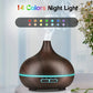 Wood Grain Ultrasonic Essential Oil Diffuser – 550ml