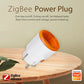 Tuya EU Smart Socket 16A Zigbee 3.0 EU Smart Plug with Power Monitoring App Control Work with Alexa Google Assistant