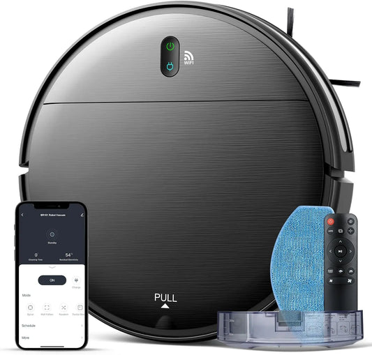 Robot Vacuum & Mop Combo – 2-in-1 Smart Cleaning