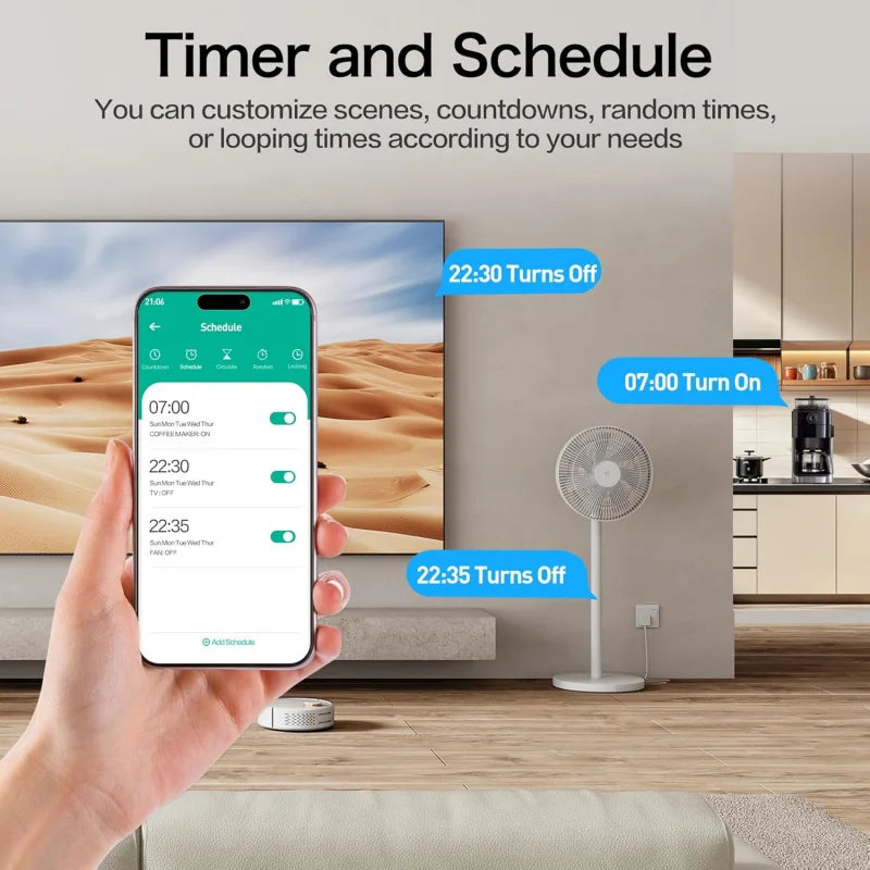 WiFi Smart Plug – App & Voice Controlled Outlet  Smart, Convenient, and Fully Controllable from Anywhere.