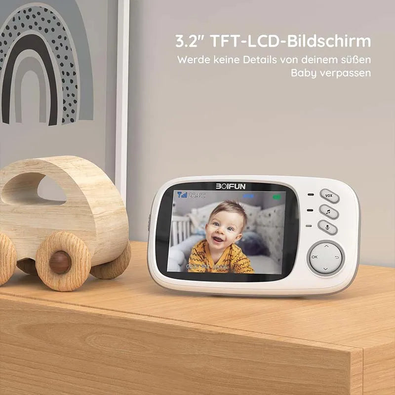 BOIFUN Baby Monitor – HD Camera with Two-Way Audio