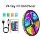 1–30M WS2812B RGB LED Strip – USB, Bluetooth & WiFi Controlled