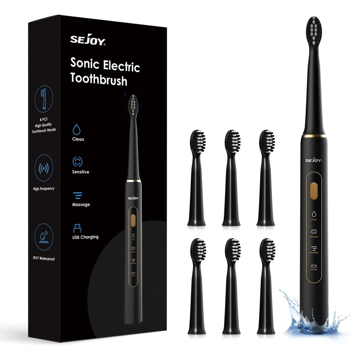 SEJOY Sonic Electric Toothbrush – Smart, Gentle & Effective Oral Care