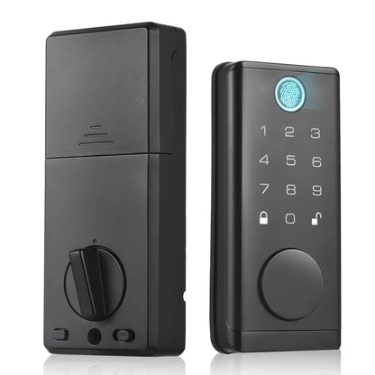 Smart Fingerprint Door Lock – Keyless Entry Deadbolt with Handle  Advanced Security Meets Modern Convenience.