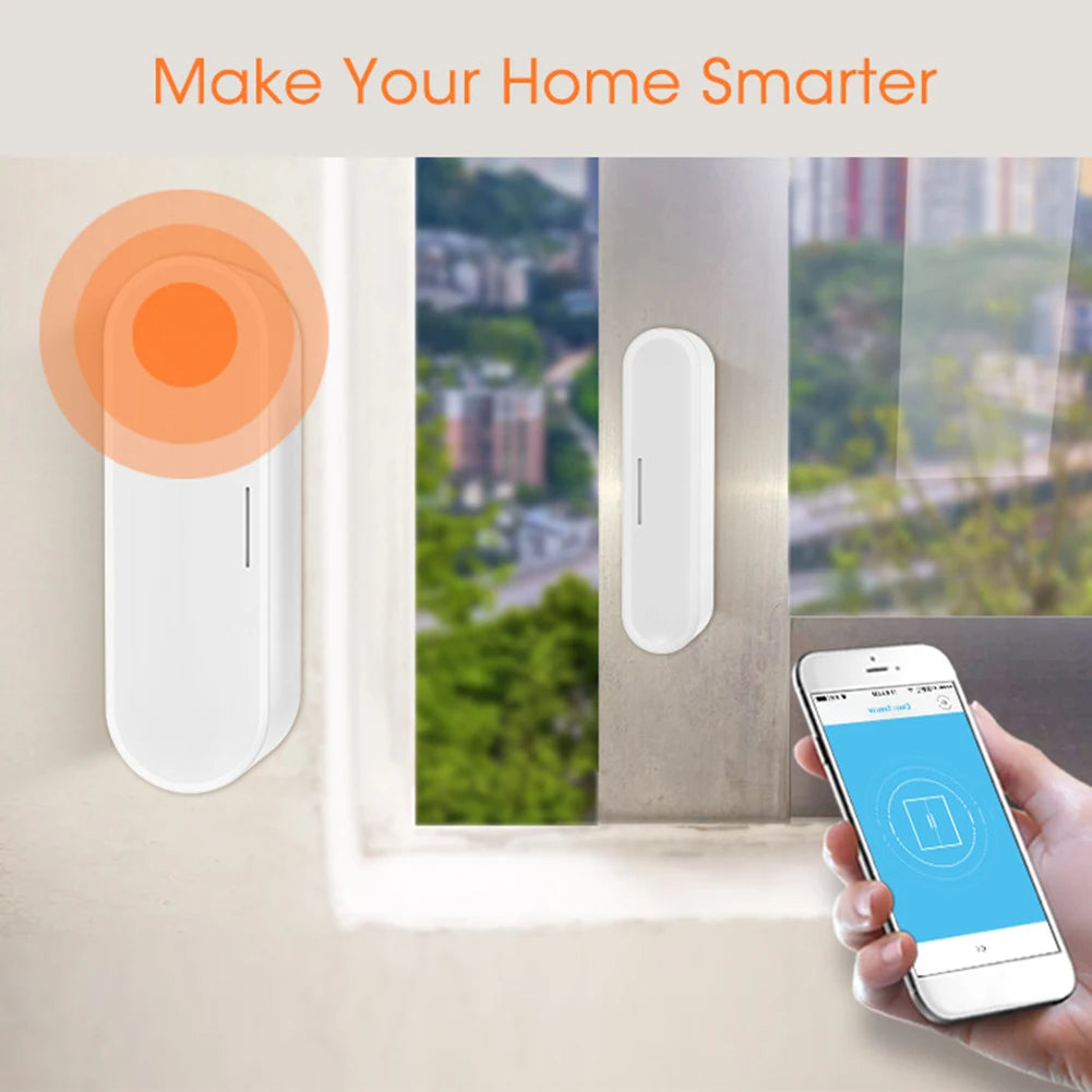 Tuya ZigBee Window & Door Sensor – USB Powered Security Detector