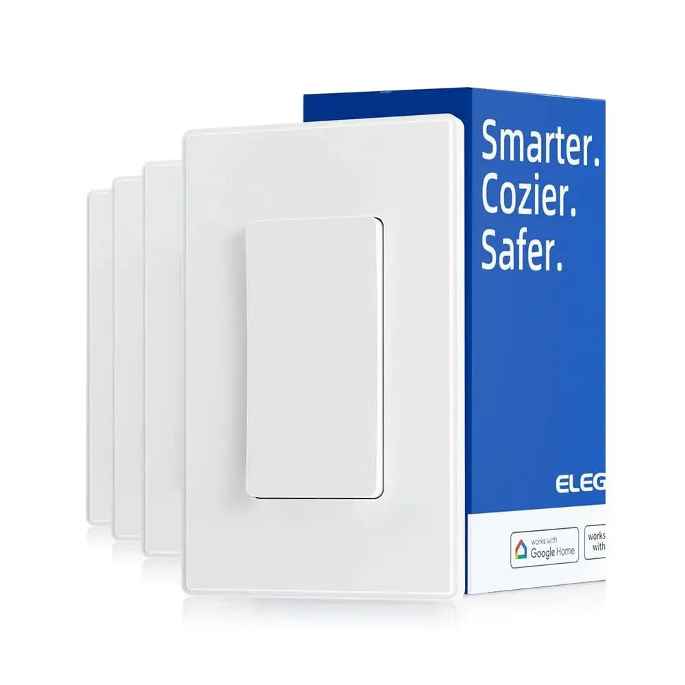 Smart Light Switch – Wi-Fi Control with App & Voice Compatibility  Convenient, Modern, and Energy-Efficient Home Lighting.