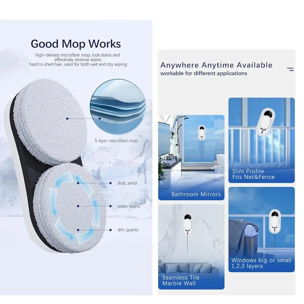 Window Cleaning Robot – Automatic Smart Glass Cleaner