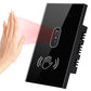Smart Wall Light Switch – Hand Sweep Sensor with Glass Panel  Modern, Touch-Free, and Energy-Efficient Lighting Control.