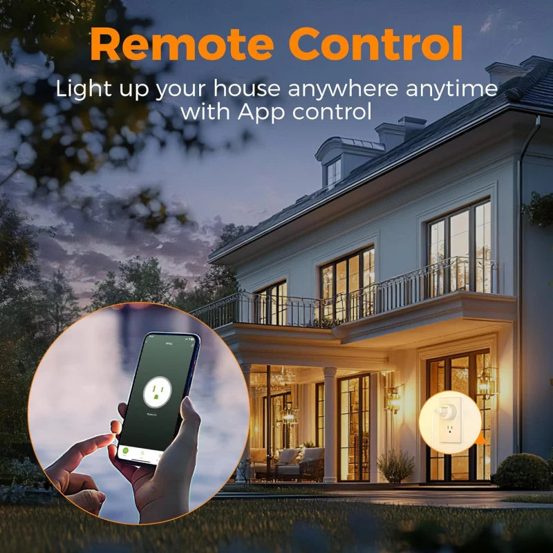 WiFi Smart Plug – Alexa & Google Assistant Compatible  Smart, Convenient, and Fully Controllable from Anywhere.