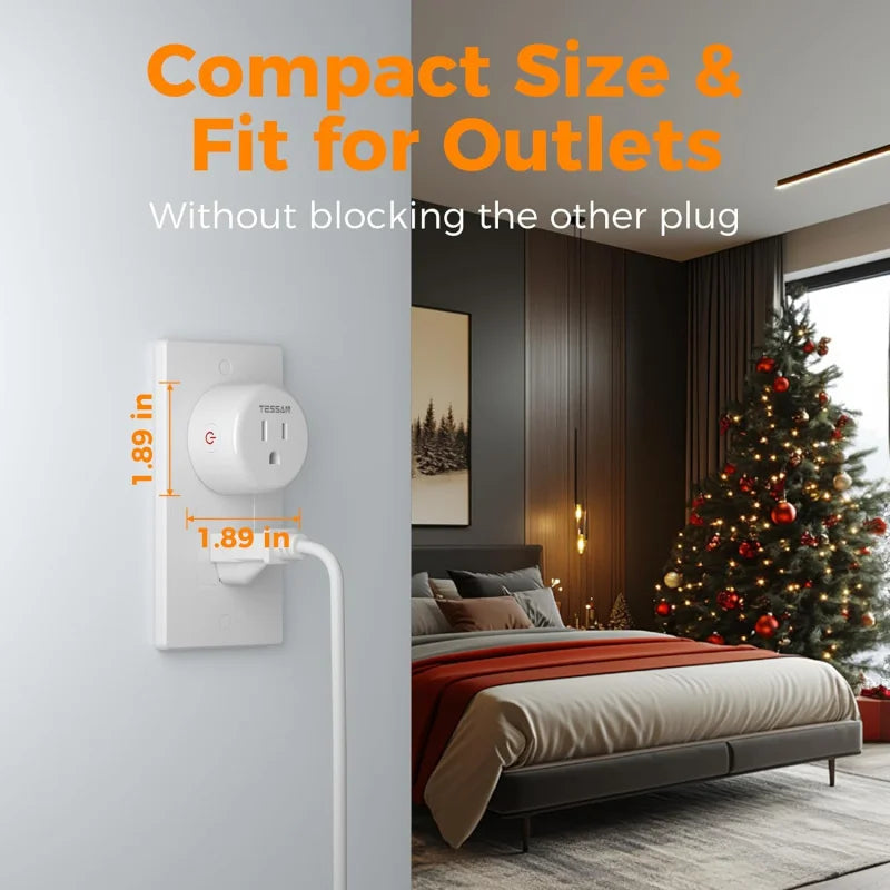 WiFi Smart Plug – Alexa & Google Assistant Compatible  Smart, Convenient, and Fully Controllable from Anywhere.