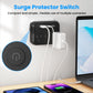 TRANSTON Mini Portable Power Strip – 6-in-1 with Surge Protector  Compact, Smart, and Multi-Device Charging for Home & Travel.