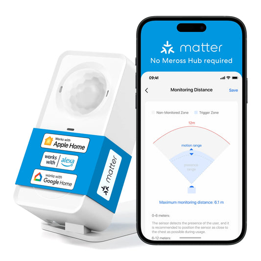 Meross US Matter WiFi Human Presence Sensor