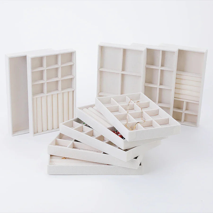Flocking Jewelry Storage Box